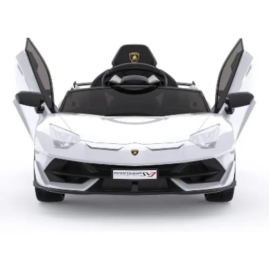 12V Licensed Lamborghini Kids Ride-On Car, Electric Battery-Powered Sports Car with Remote Control, Hydraulic Doors, 2 Speeds, ASTM Certified image {11}
