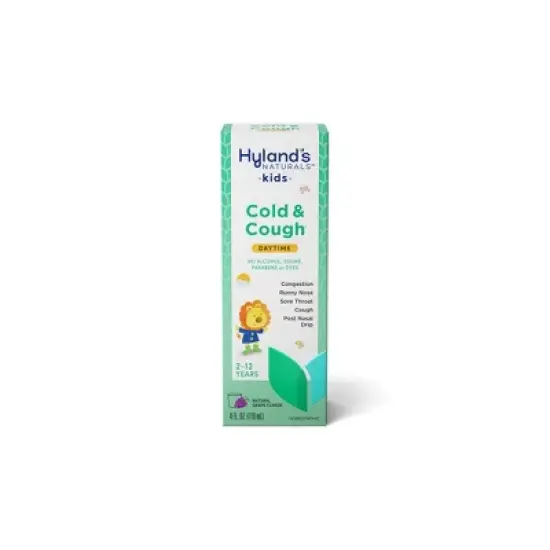Hyland's Naturals Kids Cold & Cough Daytime Syrup - Grape - 4 fl oz image {7}