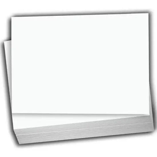Hamilco White Cardstock - Blank Index Flash Note & Greeting Invitations Stationary Flat 4 X 6" 65 lb for Printer - 100 Pack image {5}