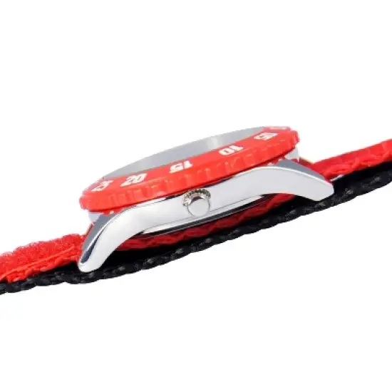 Boys' Marvel Tony Stark Stainless Steel Time Teacher Bezel Watch - Red image {4}