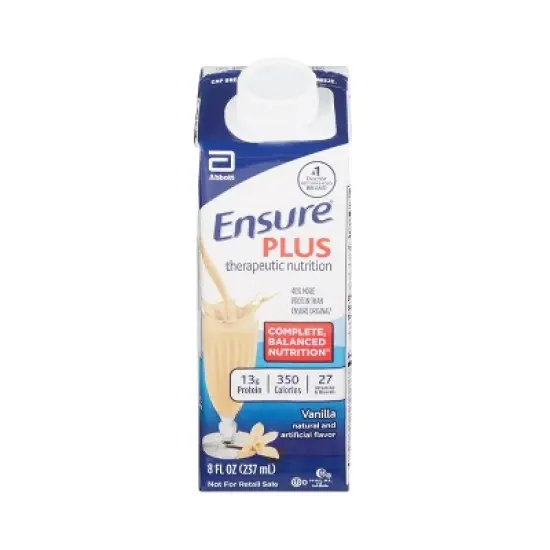 Ensure Plus Nutritional Shake, Vanilla, 8 fl oz, 24 Count image {3}