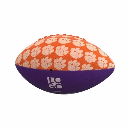 NCAA Clemson Tigers Mini-Size Rubber Football image {1}
