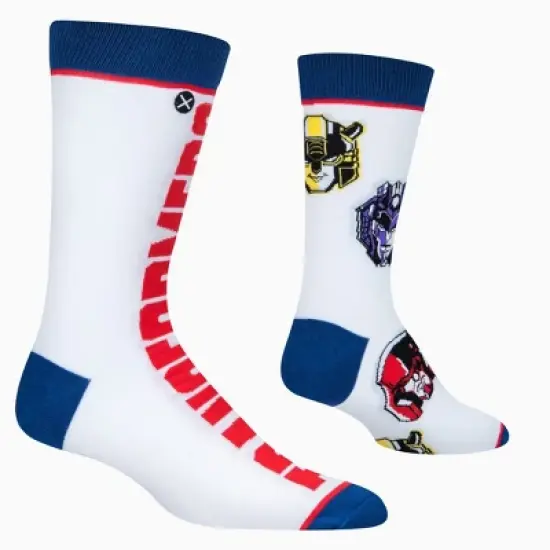 Odd Sox, Transformers Split, Funny Novelty Socks, Adult, Large image {2}