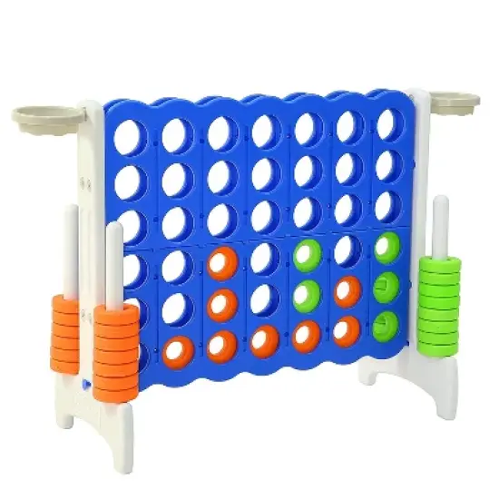 SDADI Giant 64 Inch 4-In-A-Row Hoop Connect Strategy Game and Basketball Indoor/Outdoor Family Fun Board for Toddlers, Kids, Adults image {5}