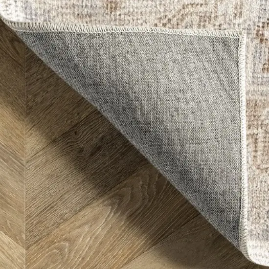 nuLOOM Krystin Distressed Machine Washable Area Rug image {7}