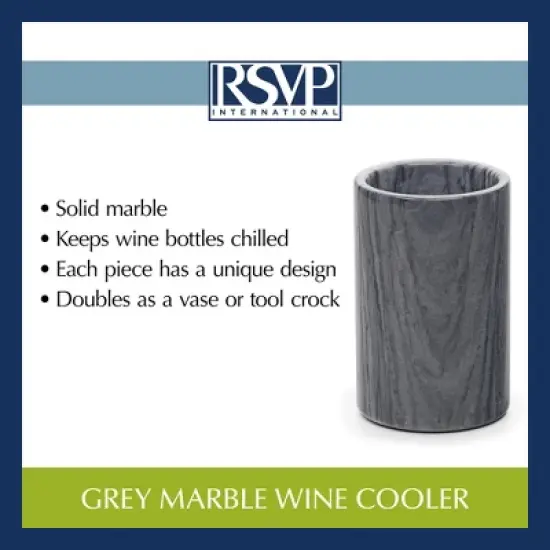 RSVP Marble Wine Cooler - Gray image {1}