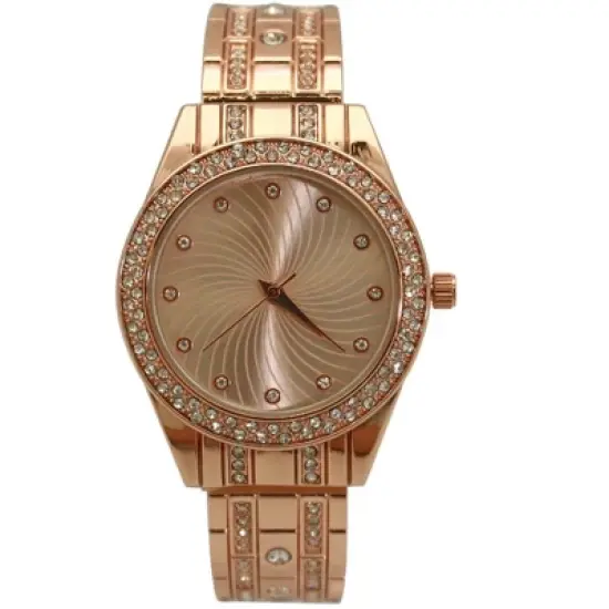 OLIVIA PRATT RHINESTONE SHINY BANGLE WATCH image {6}