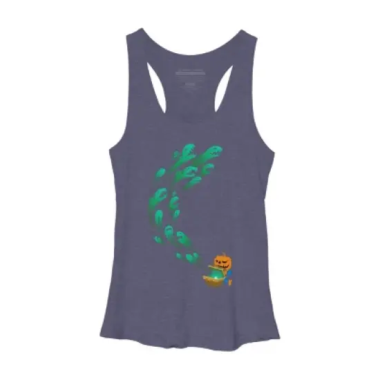 Women's Design By Humans It's time for halloween By SINDAR Racerback Tank Top image {4}