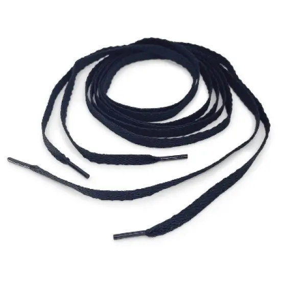 Shoe Gear Flat Athletic Shoe Laces - Black 54" image {2}