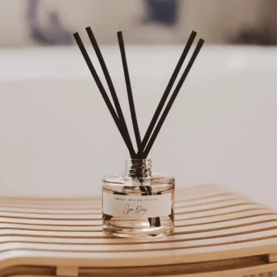 Sweet Water Decor Spa Day Tinted Glass Reed Diffuser - 3.5oz image {1}