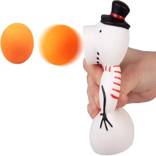 Hog Wild Holiday Snowman Popper Toy image {1}