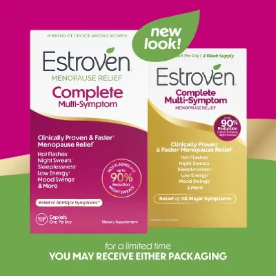 Estroven Complete Menopause Vegan Relief Caplets - 60ct image {2}