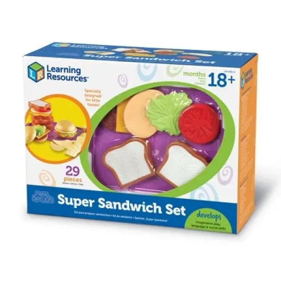 Learning Resources New Sprouts Super Sandwich Set, 29 Piece Set, Ages 18 mos+ image {4}