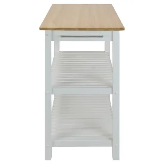 Kitchen Island with Two Shelves - Flora Home image {2}