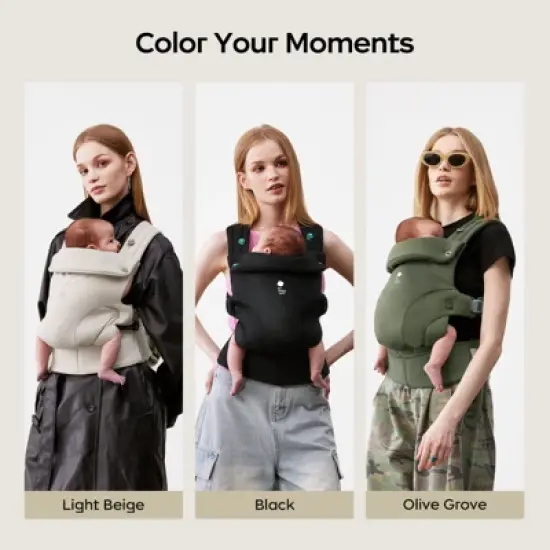 Bc Babycare Baby Carrier for Newborn to Toddler Ergonomic Breathable Baby Wraps image {6}