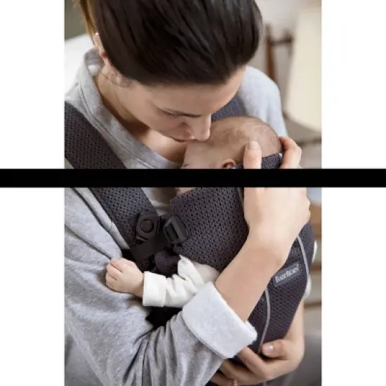 BabyBjorn Baby Carrier Mini Mesh - Anthracite Black image {8}