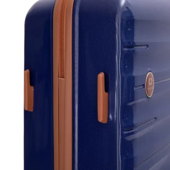 NAYSAYE Luggage 5 Piece Set with Travel Bag and Toiletry Bag TSA Lock Spinner Wheels for Travel, Blue, 18.7"*11.22"*29.13" image {1}