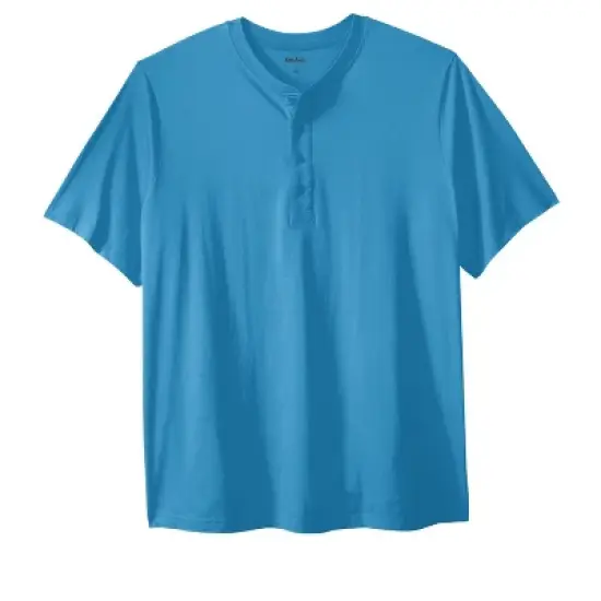 KingSize Men's Big & Tall Shrink-Less&trade; Lightweight Henley T-Shirt Henley Shirt image {12}