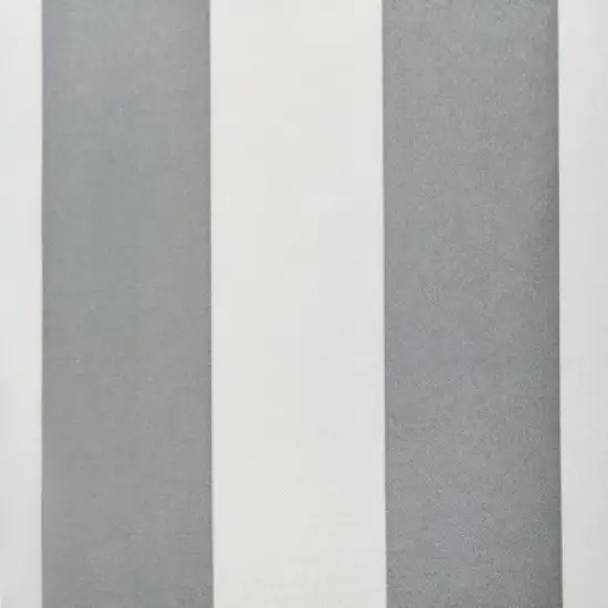 Commonwealth Seascapes Stripes Light Filtering Satiny Look Provide Privacy Grommet Outdoor Panel Pair, Alloy Grey image {3}