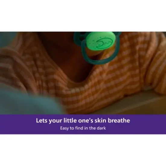 Avent Philips Ultra Air Pacifier 6-18 Months - Sleeping Star/Sleeping Moon Nighttime - 4pk image {3}