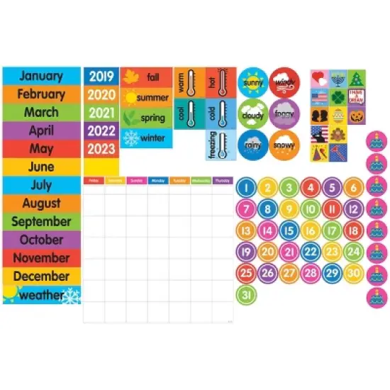 94pc Giant Magnetic Calendar Set - Dowling Magnets image {3}
