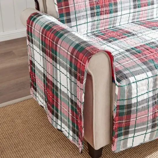 Spencer Plaid Furniture Cover 103x76 - Levtex Home image {4}