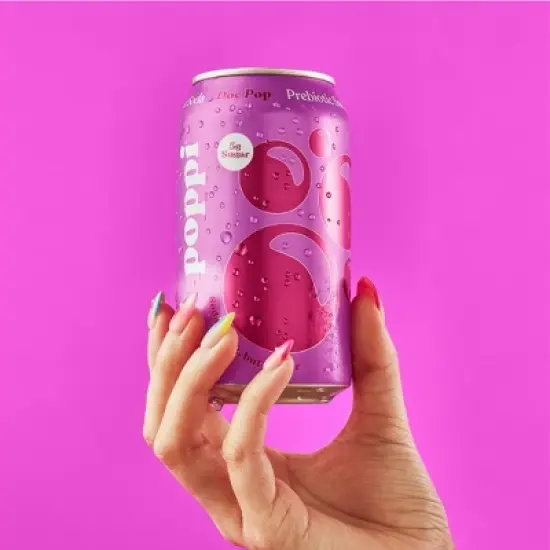 Poppi Dr POP Prebiotic Beverage - 4pk/12 fl oz Cans image {3}
