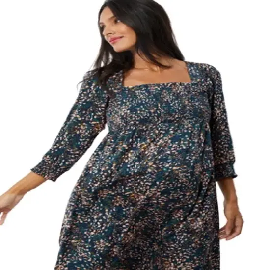 Ingrid & Isabel Maternity The Breeze Midi Dress image {3}