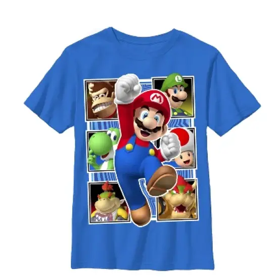 Boy's Nintendo Mario Number One T-Shirt image {3}