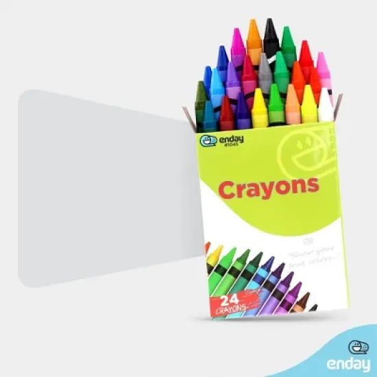 Enday 24 Box Crayons, 2 Pack image {3}