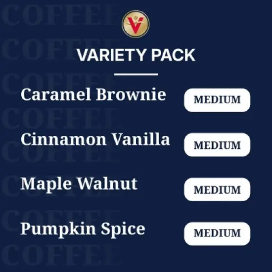 Victor Allen's Coffee Fall Harvest Variety Pack, Medium Roast, 96 Count, Single Serve Coffee Pods for Keurig K-Cup Brewers image {1}