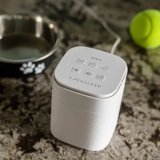 Yogasleep Pawzz Sound Machine for Dogs, White image {1}