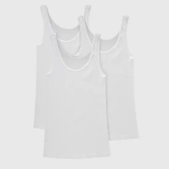 Hanes Women's 3pk Tank Top - White image {6}