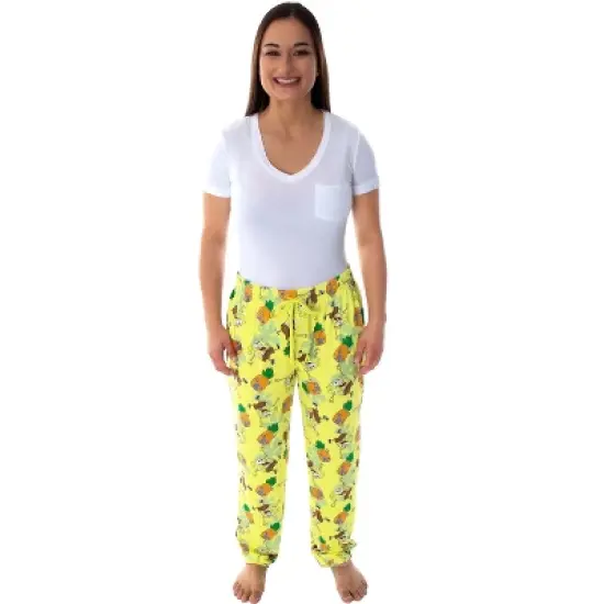 SpongeBob SquarePants Men's Pineapple House Adult Lounge Pajama Pants image {4}