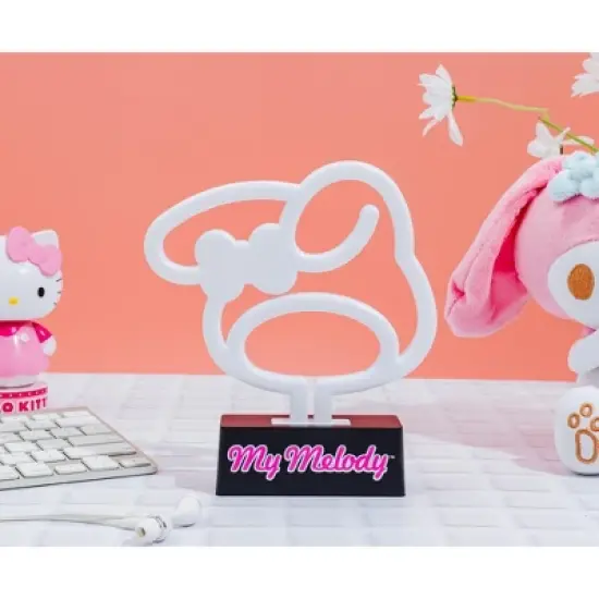Silver Buffalo Sanrio My Melody Silhouette 7-Inch LED Neon Mood Light image {7}