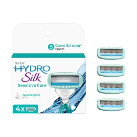 Schick Hydro Silk 5 Sensitive Women Razor Blade Refills image {8}