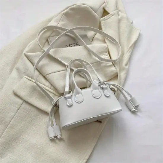 Boersma Cute Mini Crossbody Bag for Women &ndash; Top Handle Clutch Handbag, Stylish Small Purse for Daily Use, Parties & Travel image {5}