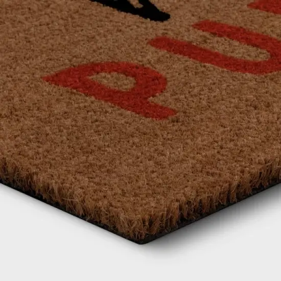 1'6"x2'6" 'Hello' Pumpkin Coir Halloween Doormat Natural - Hyde & EEK! Boutique&trade; image {2}