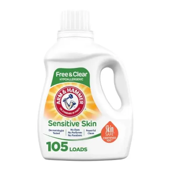 Arm Hammer Sensitive Liquid Laundry Detergent - Free & Clear image {7}