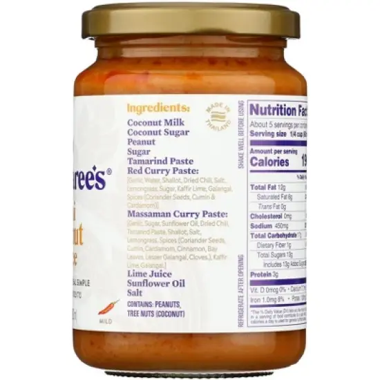 Watcharee's Thai Peanut Sauce - Case of 6/9.8 fz image {4}