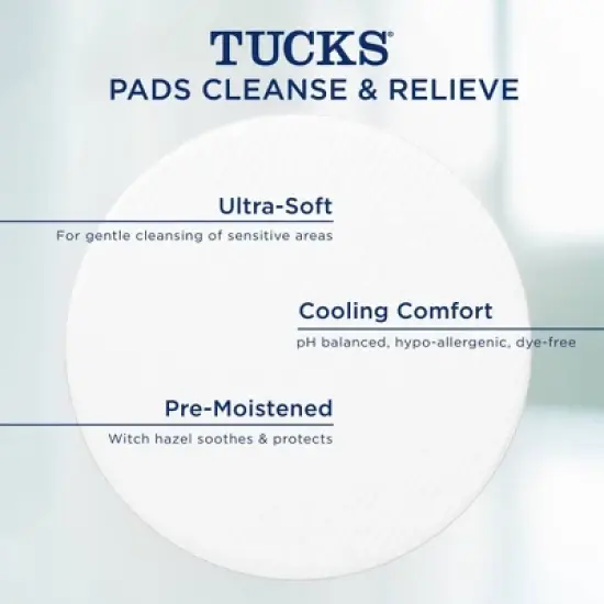 Tucks Multi-Care Relief Kit Witch Hazel Pads - 40ct & Lidocaine Cream - 0.5oz image {5}