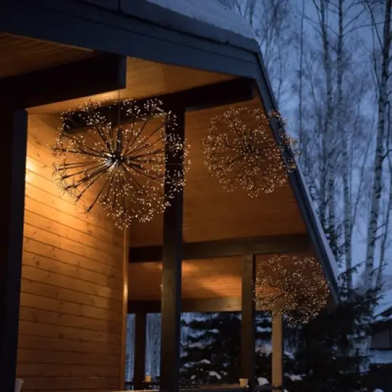 Northlight LED Lighted Starburst Ball Decoration - 20" - Warm White image {2}