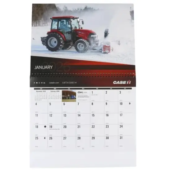 2026 Case IH 12 Month 13in x 11.5in Wall Calendar SIG-2026 image {1}