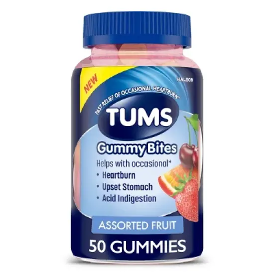 Tums Assorted Fruit Gummy Bites - 50ct image {6}