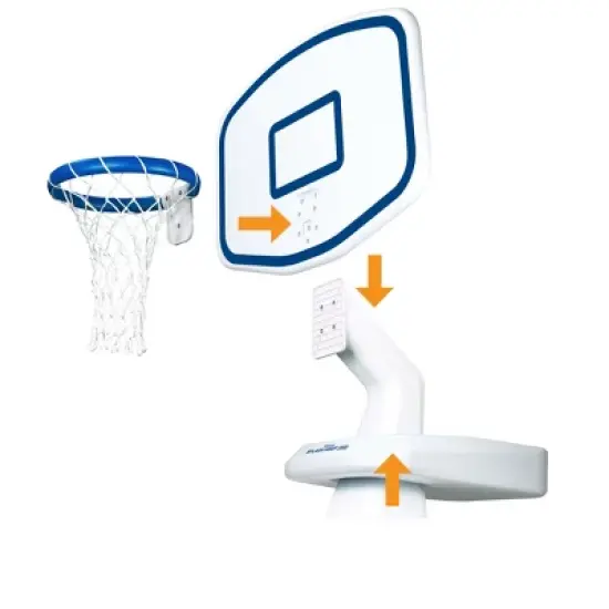 GoSports Splash Hoop PRO Swimming Pool Basketball Game - White image {3}