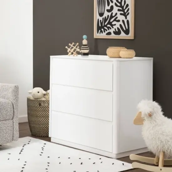 Babyletto Bento 3-Drawer Changer Dresser - White image {7}