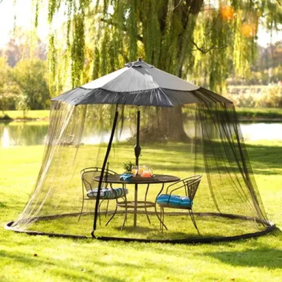 The Lakeside Collection Outdoor Table Umbrella Screens image {7}