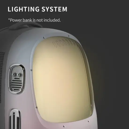 PETKIT Small Breezy Dome Dog and Cat Backpack Carrier with Inbuilt Fan & Light image {5}