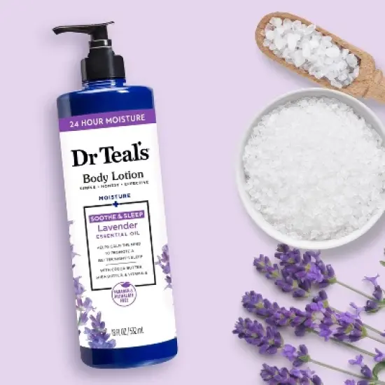 Dr Teal's Soothing Lavender Body Lotion - 18 fl oz image {4}