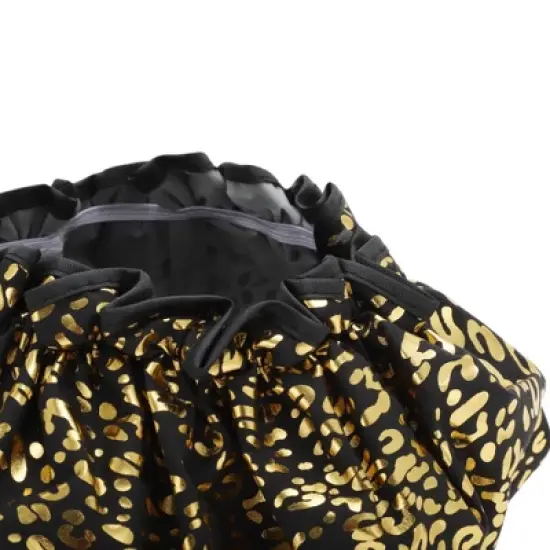 Unique Bargains Reusable Leopards Spots Shower Cap 3 Pcs image {3}